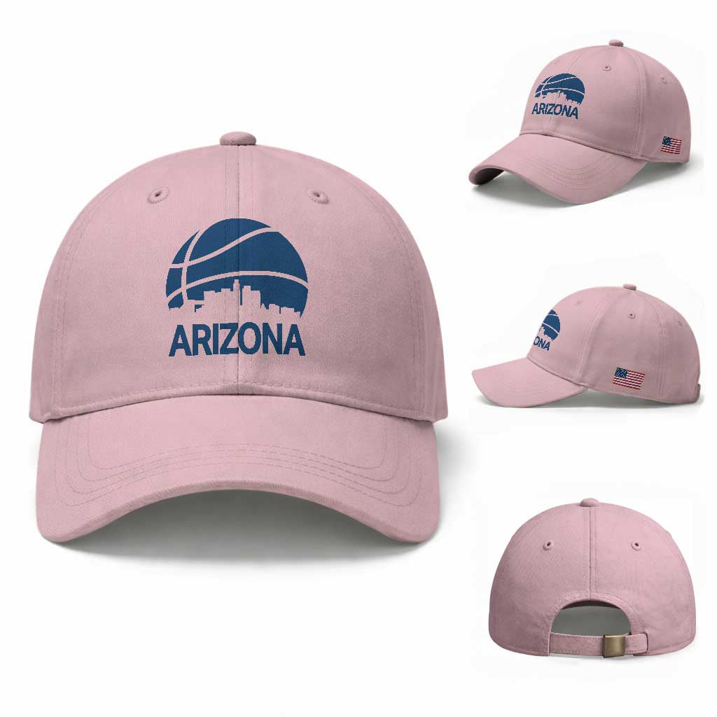 Arizona Skyline Pride Baseball Cap Gift For Basketball Fan