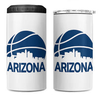 Arizona Skyline Pride 4 in 1 Can Cooler Tumbler Gift For Basketball Fan