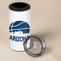 Arizona Skyline Pride 4 in 1 Can Cooler Tumbler Gift For Basketball Fan