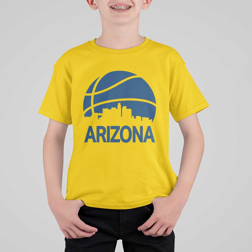 Arizona Skyline Pride T Shirt For Kid Gift For Basketball Fan