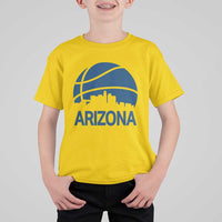 Arizona Skyline Pride T Shirt For Kid Gift For Basketball Fan