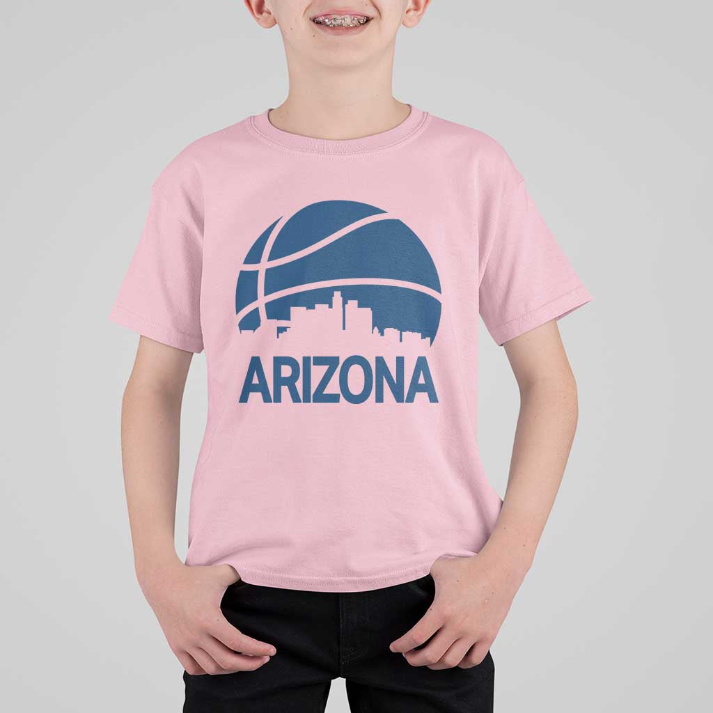 Arizona Skyline Pride T Shirt For Kid Gift For Basketball Fan