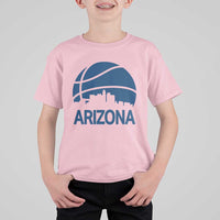 Arizona Skyline Pride T Shirt For Kid Gift For Basketball Fan