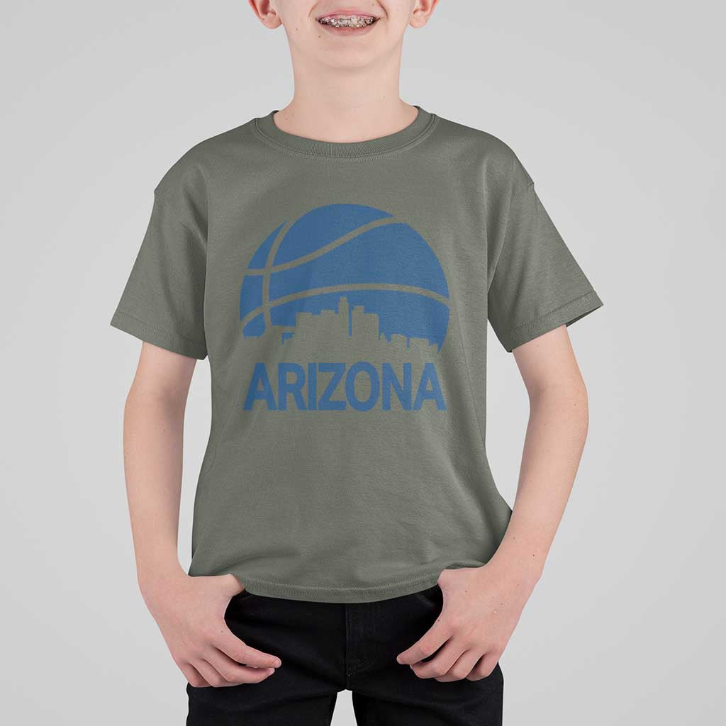 Arizona Skyline Pride T Shirt For Kid Gift For Basketball Fan
