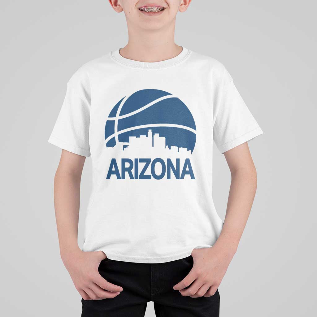 Arizona Skyline Pride T Shirt For Kid Gift For Basketball Fan
