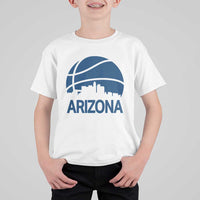 Arizona Skyline Pride T Shirt For Kid Gift For Basketball Fan