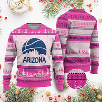 Arizona Skyline Pride Ugly Christmas Sweater Gift For Basketball Fan