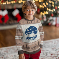 Arizona Skyline Pride Ugly Christmas Sweater Gift For Basketball Fan