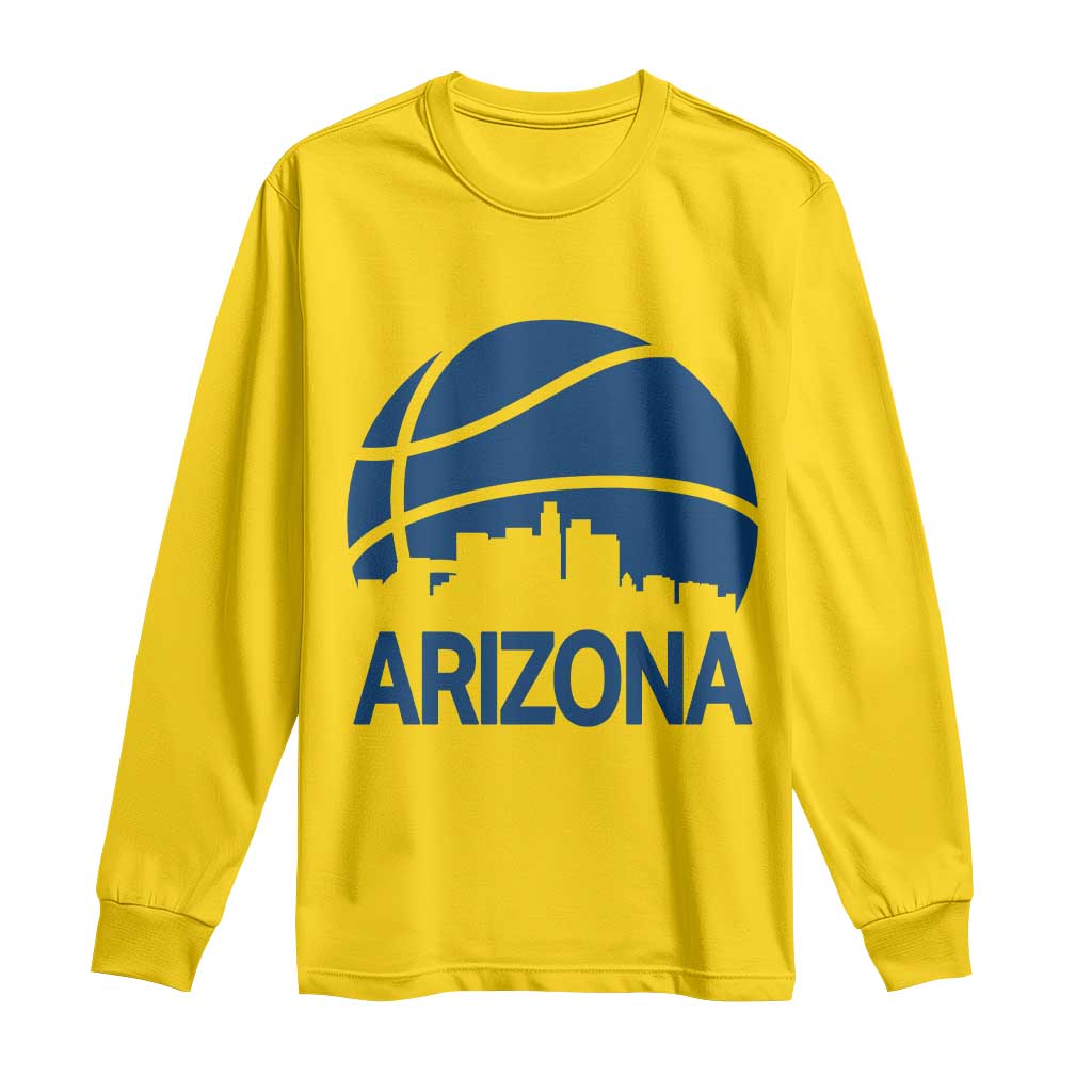 Arizona Skyline Pride Long Sleeve Shirt Gift For Basketball Fan