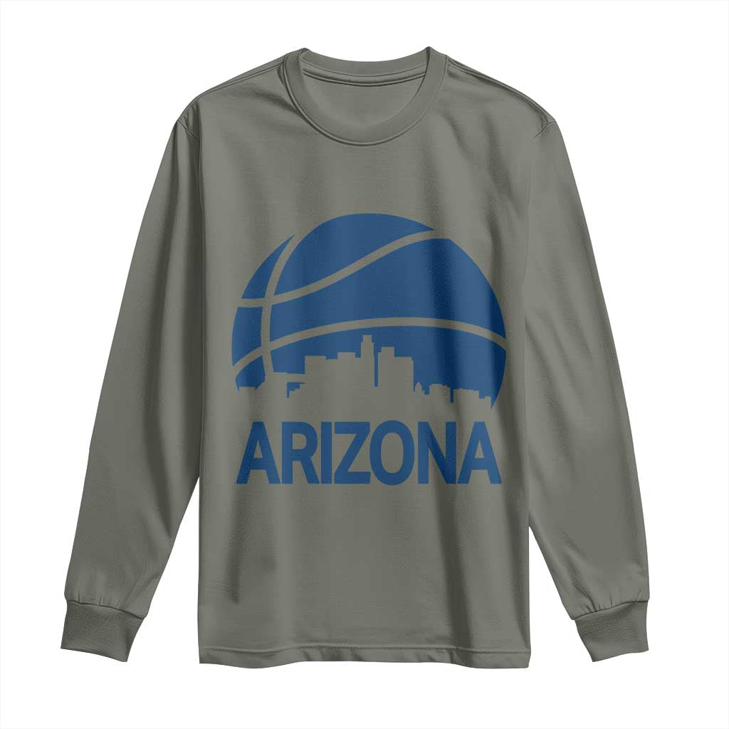 Arizona Skyline Pride Long Sleeve Shirt Gift For Basketball Fan