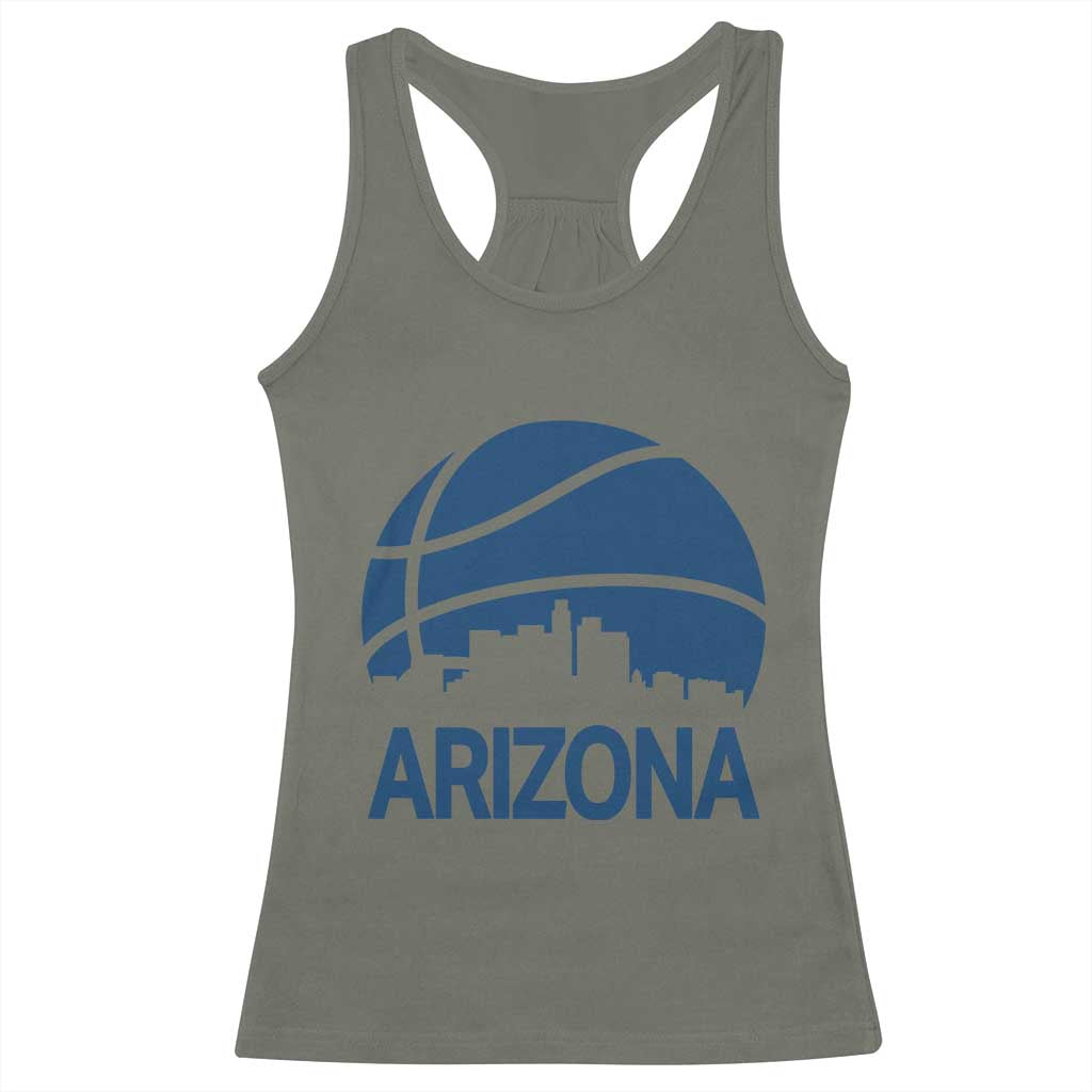 Arizona Skyline Pride Racerback Tank Top Gift For Basketball Fan