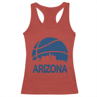 Arizona Skyline Pride Racerback Tank Top Gift For Basketball Fan