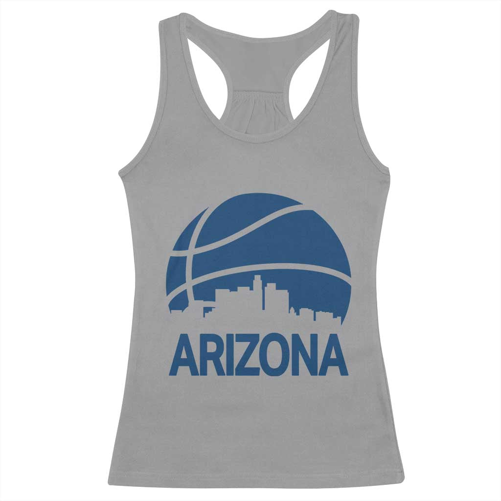 Arizona Skyline Pride Racerback Tank Top Gift For Basketball Fan