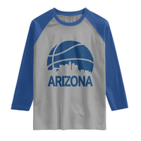 Arizona Skyline Pride Raglan Shirt Gift For Basketball Fan