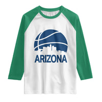 Arizona Skyline Pride Raglan Shirt Gift For Basketball Fan