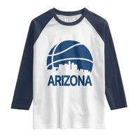 Arizona Skyline Pride Raglan Shirt Gift For Basketball Fan