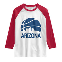 Arizona Skyline Pride Raglan Shirt Gift For Basketball Fan
