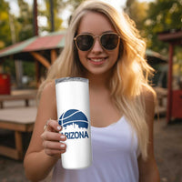 Arizona Skyline Pride Skinny Tumbler Gift For Basketball Fan