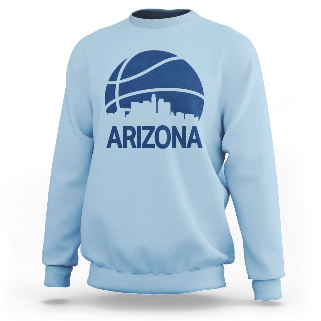 Arizona Skyline Pride Sweatshirt Gift For Basketball Fan