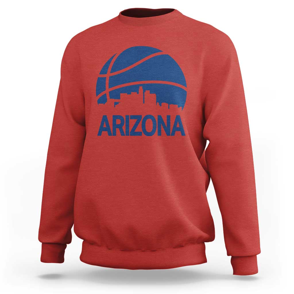 Arizona Skyline Pride Sweatshirt Gift For Basketball Fan