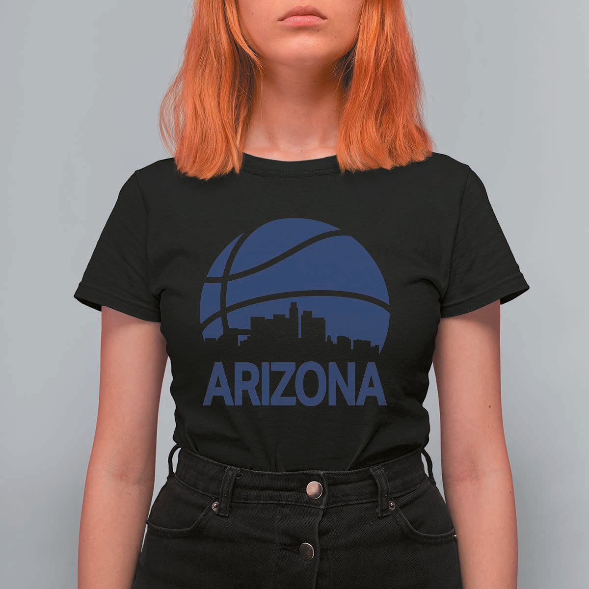 Arizona Skyline Pride T Shirt For Women Gift For Basketball Fan