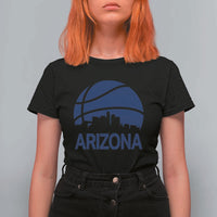 Arizona Skyline Pride T Shirt For Women Gift For Basketball Fan