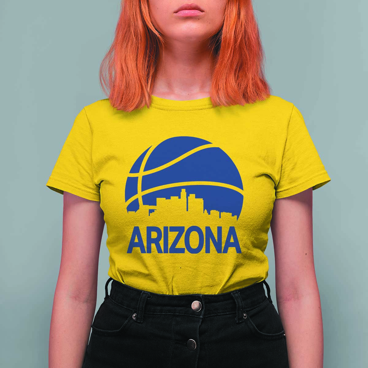 Arizona Skyline Pride T Shirt For Women Gift For Basketball Fan