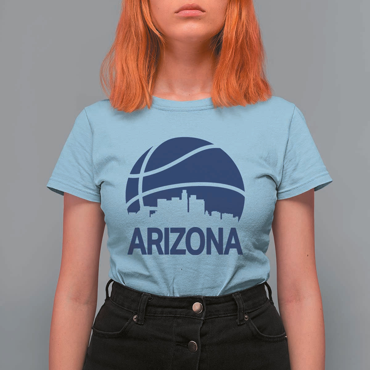 Arizona Skyline Pride T Shirt For Women Gift For Basketball Fan
