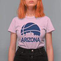 Arizona Skyline Pride T Shirt For Women Gift For Basketball Fan