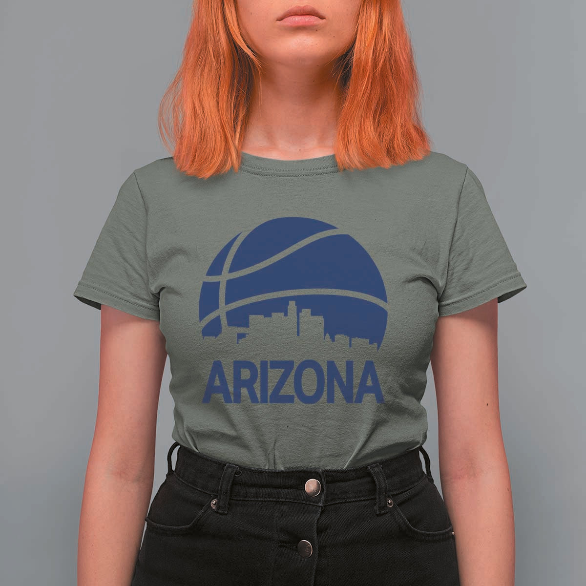 Arizona Skyline Pride T Shirt For Women Gift For Basketball Fan