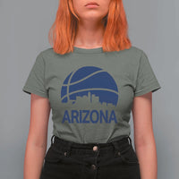 Arizona Skyline Pride T Shirt For Women Gift For Basketball Fan