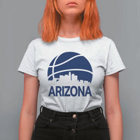 Arizona Skyline Pride T Shirt For Women Gift For Basketball Fan