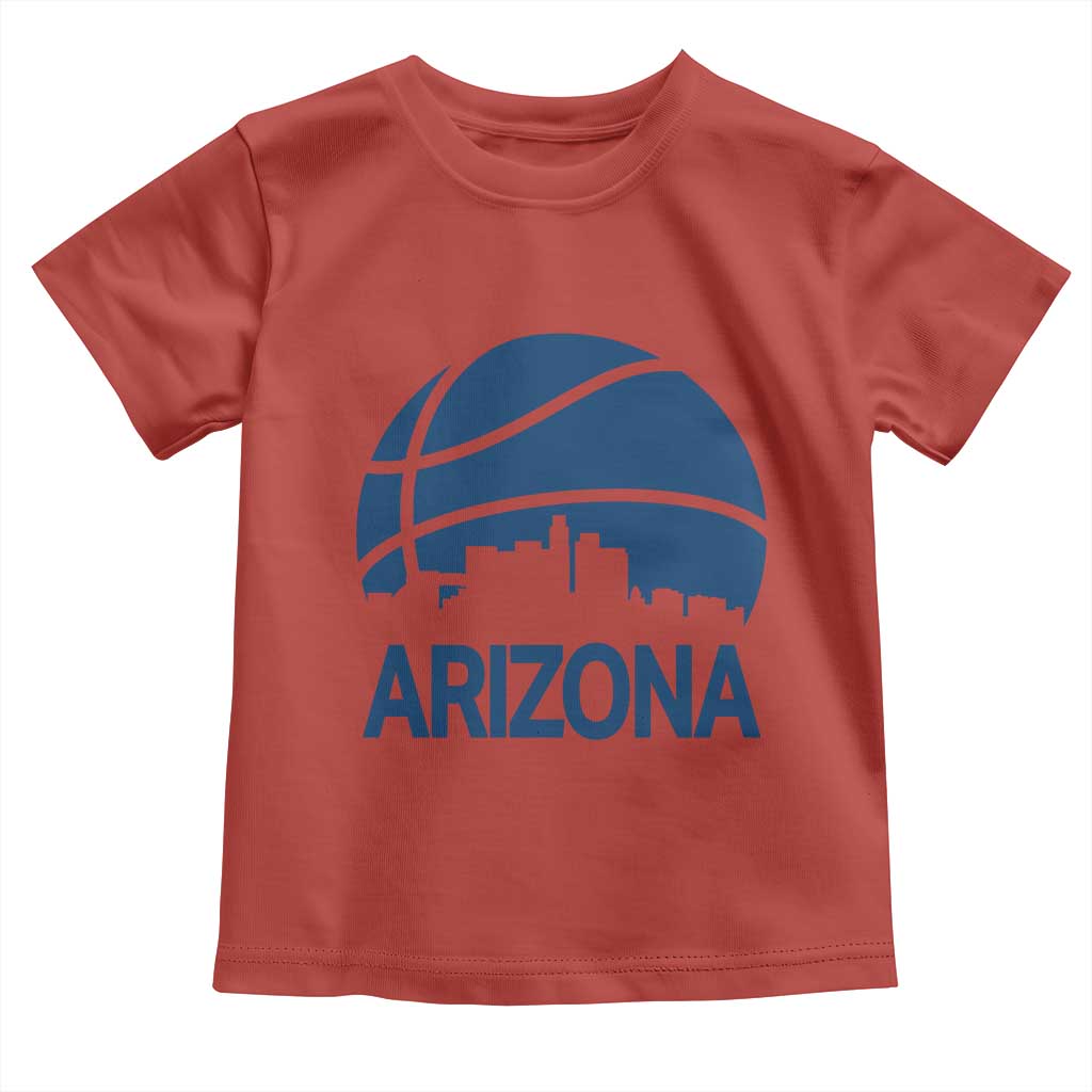 Arizona Skyline Pride Toddler T Shirt Gift For Basketball Fan