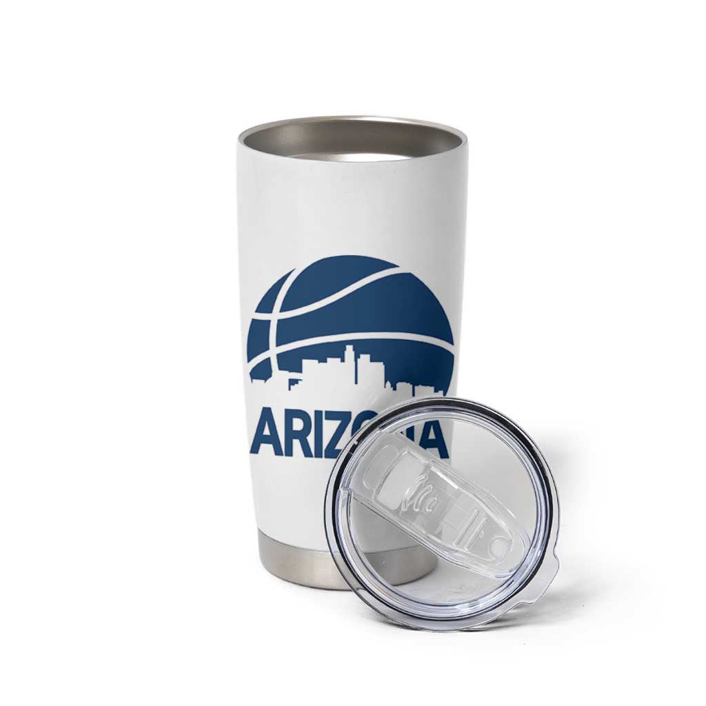 Arizona Skyline Pride Tumbler Cup Gift For Basketball Fan