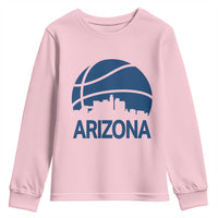 Arizona Skyline Pride Youth Sweatshirt Gift For Basketball Fan