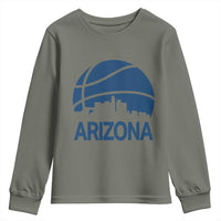 Arizona Skyline Pride Youth Sweatshirt Gift For Basketball Fan