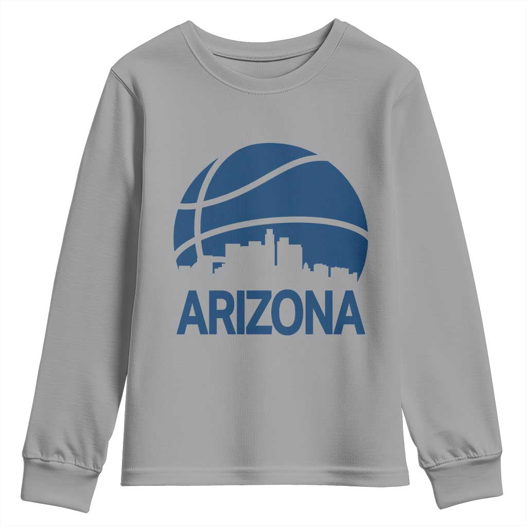 Arizona Skyline Pride Youth Sweatshirt Gift For Basketball Fan
