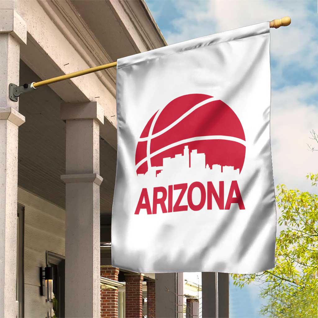 Arizona Skyline State Pride Garden Flag Modern Urban Hoops Basketball