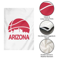 Arizona Skyline State Pride Garden Flag Modern Urban Hoops Basketball