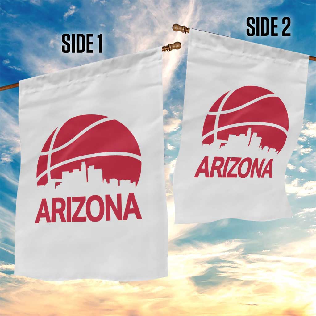 Arizona Skyline State Pride Garden Flag Modern Urban Hoops Basketball