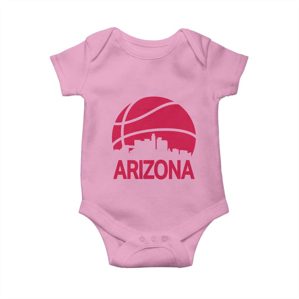 Arizona Skyline State Pride Baby Onesie Modern Urban Hoops Basketball