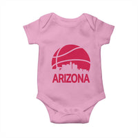 Arizona Skyline State Pride Baby Onesie Modern Urban Hoops Basketball