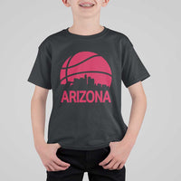 Arizona Skyline State Pride T Shirt For Kid Modern Urban Hoops Basketball