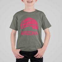 Arizona Skyline State Pride T Shirt For Kid Modern Urban Hoops Basketball