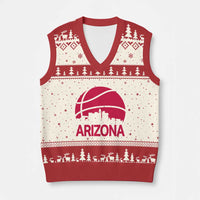 Arizona Skyline State Pride V-Neck Knit Sweater Vest Modern Urban Hoops Basketball