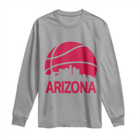 Arizona Skyline State Pride Long Sleeve Shirt Modern Urban Hoops Basketball