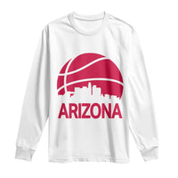 Arizona Skyline State Pride Long Sleeve Shirt Modern Urban Hoops Basketball