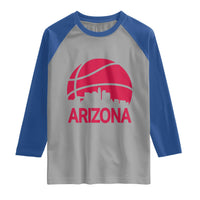 Arizona Skyline State Pride Raglan Shirt Modern Urban Hoops Basketball