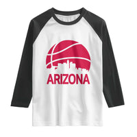 Arizona Skyline State Pride Raglan Shirt Modern Urban Hoops Basketball