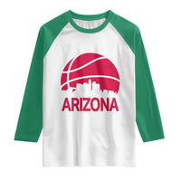 Arizona Skyline State Pride Raglan Shirt Modern Urban Hoops Basketball